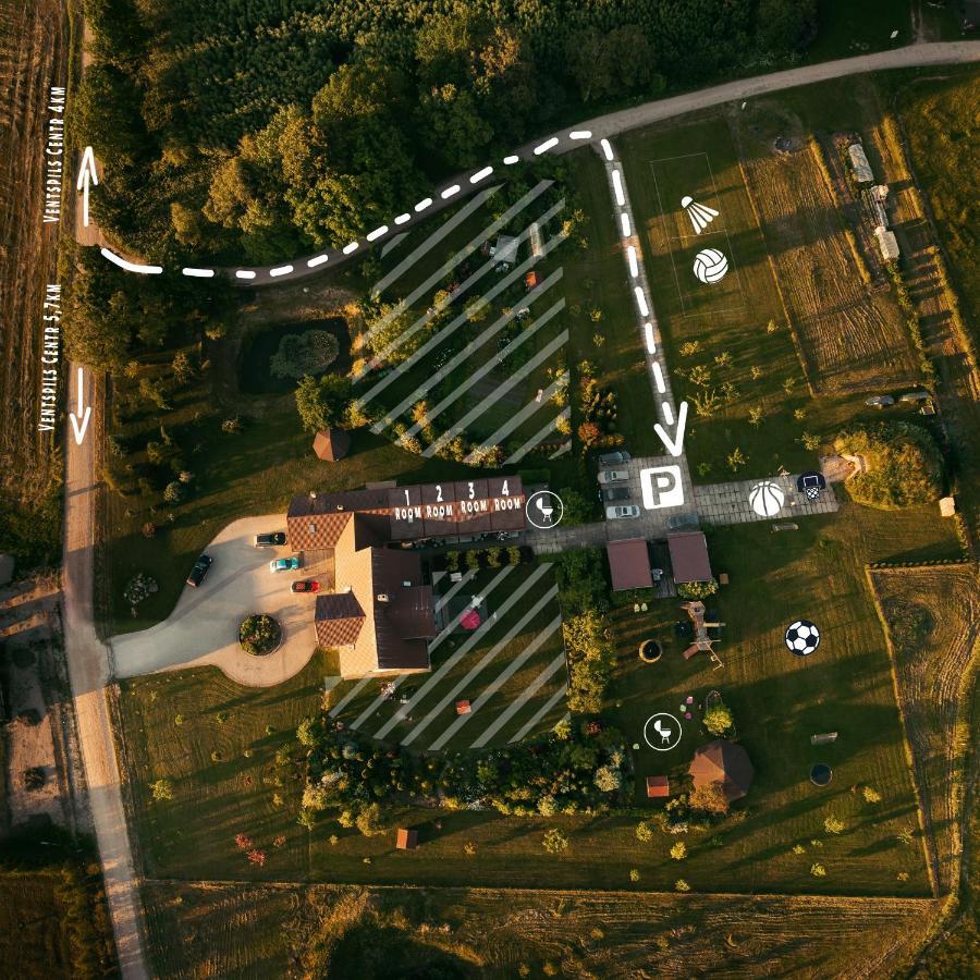 Hotel Viesu Nams Kapsargi Windawa Zewnętrze zdjęcie